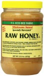 Jar of raw honey that can easily be found on Amazon