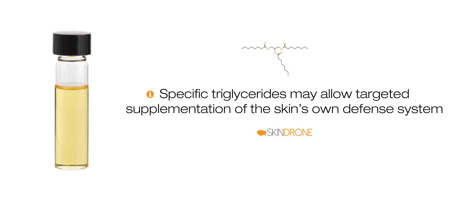 Specific triglycerides may allow trageted supplementation of the scalp's own defense system
