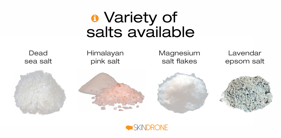 Various salts available for seborrheic dermatitis treatment