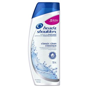 700ml bottle of Head and Shoulders Classic Clean zinc pyrithione shampoo
